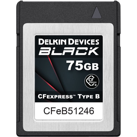 Delkin Devices 75GB BLACK CFexpress Type B Memory Card image 0