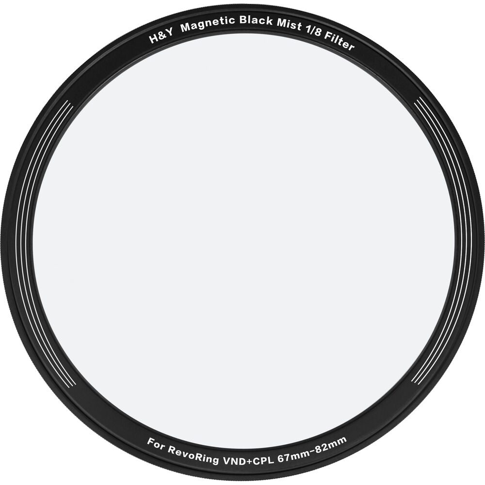 H&Y Filters Black Mist Magnetic 1/8 Clip-On Filter for RevoRing (67-82mm) image 0
