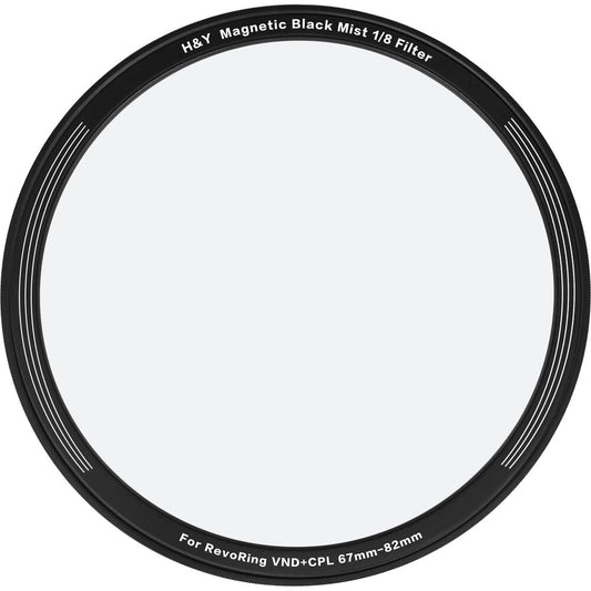 H&Y Filters Black Mist Magnetic 1/8 Clip-On Filter for RevoRing (67-82mm) image 0