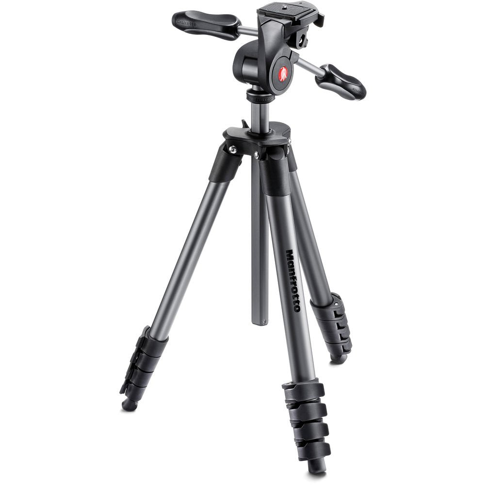 Manfrotto Compact Advanced Aluminum Tripod (Black) image 0