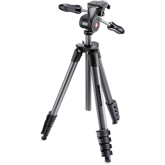 Manfrotto Compact Advanced Aluminum Tripod (Black) image 0