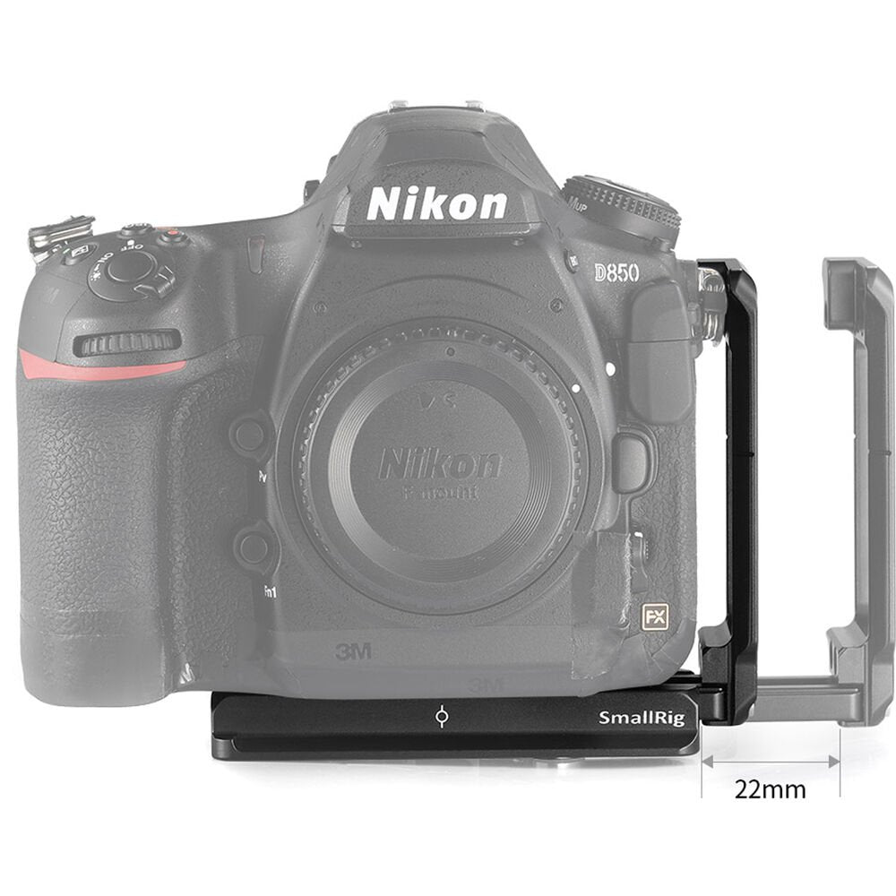 SmallRig L-Bracket for Nikon D850 DSLR Camera image 4