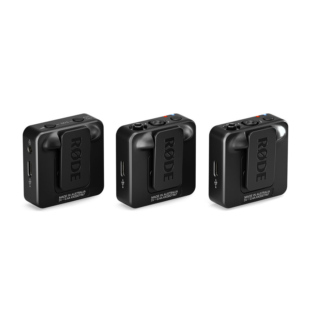 RODE Wireless GO (Gen 3) 2-Person Compact Digital Wireless Microphone System/Recorder (2.4 GHz, Black) image 3