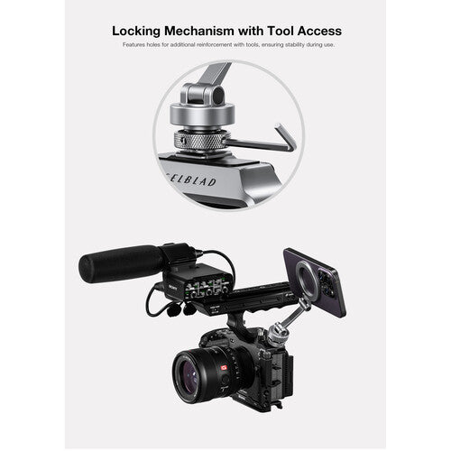 Leofoto Magnetic Phone Mount with Cold Shoe image 3