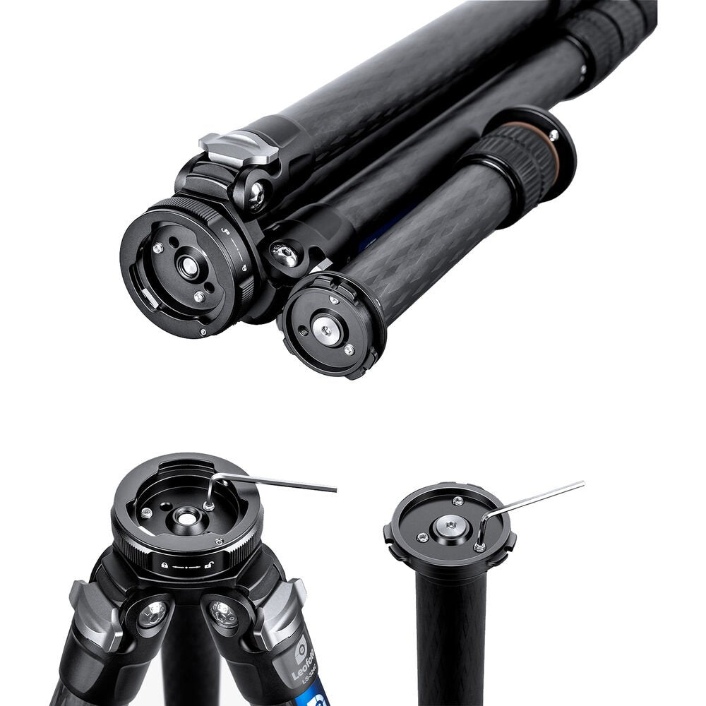 Leofoto QS-60 Quick-Link Tripod Head Quick Release Set image 2