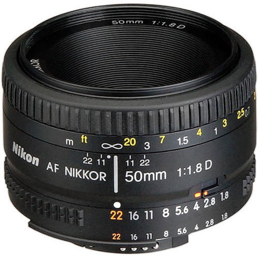 Nikon AF NIKKOR 50mm f/1.8D Lens image 0