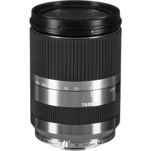 Tamron 18-200mm f/3.5-6.3 Di III VC Lens for Canon EF-M Mount (Silver) image 0