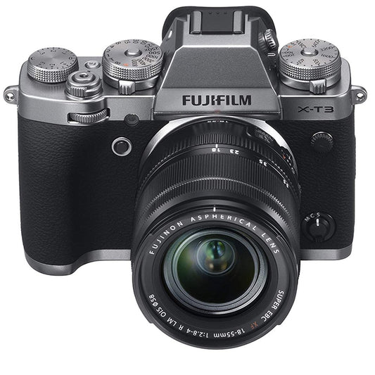 Fujifilm X-T3 Mirrorless Digital Camera with 18-55 mm Lens (Silver) image 1