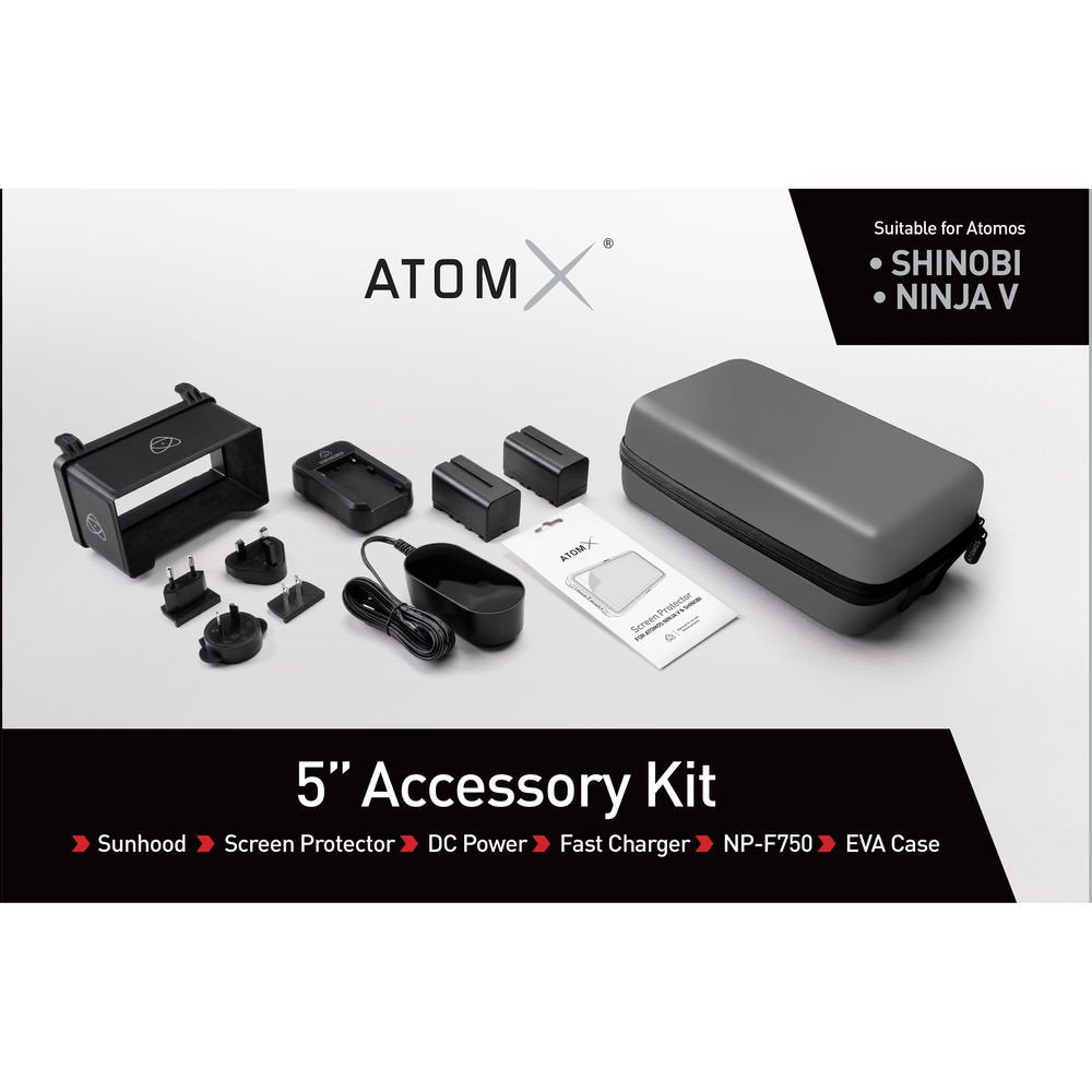Atomos 5" Accessory Kit for Shinobi, Shinobi SDI, Ninja V Monitors image 1