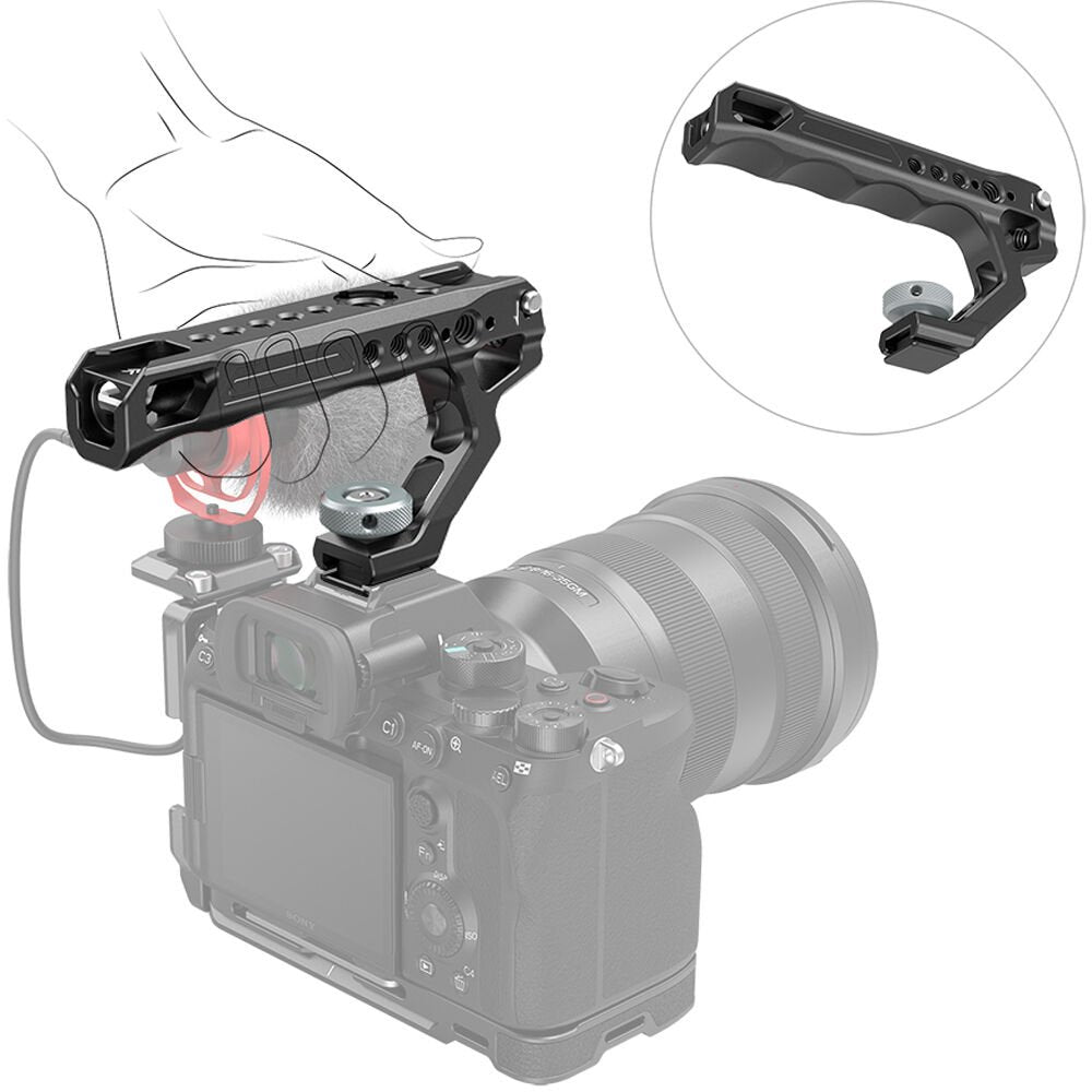 SmallRig Cheese-Style Top Handle with Shoe Adapter Mount image 1