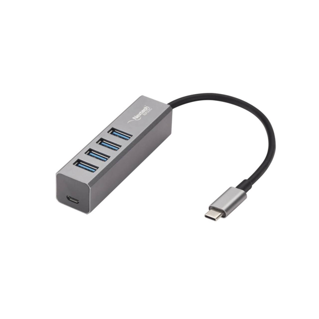 Nextech Usb C To 4 Port Usb 3.0 Hub With Micro Charging NA32C image 0