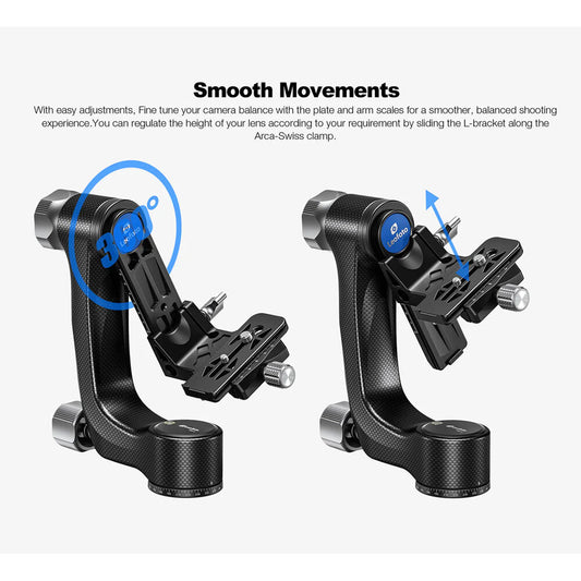 Leofoto  PG-3 Carbon Fiber Gimbal Head image 1
