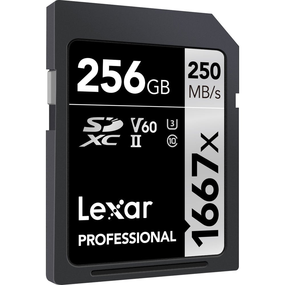 Lexar 256GB Professional 1667x UHS-II SDXC Memory Card image 1