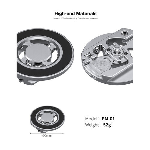 Leofoto Magnetic Quick-Mount Plate image 1