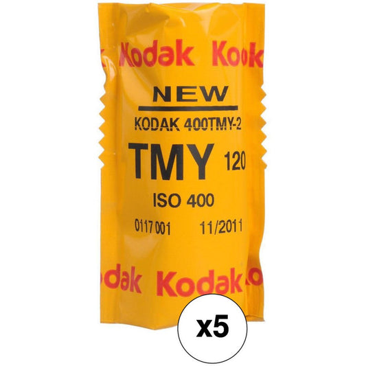 Kodak Professional T-Max 400 Black and White Negative Film (120 Roll Film, 5-Pack) image 0