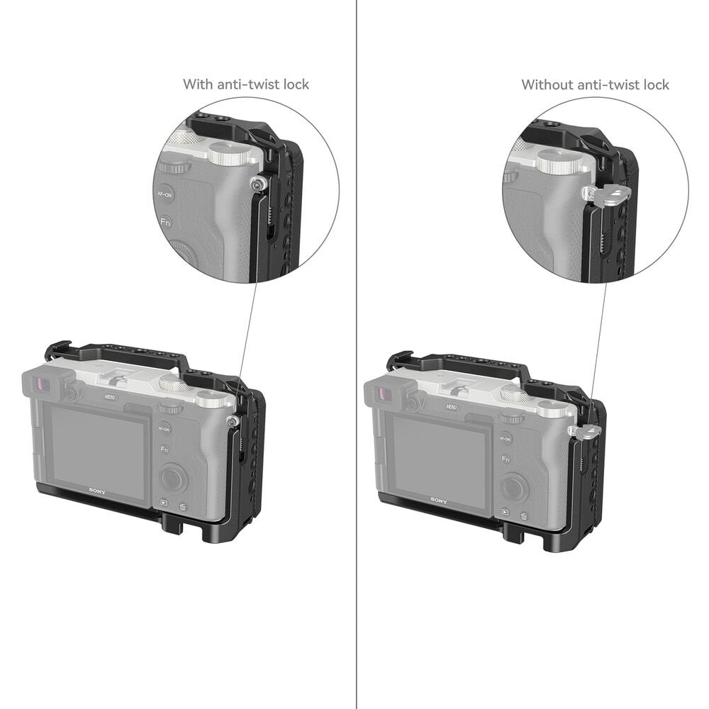 SmallRig Camera Cage with Side Handle for Sony a7C Camera image 3