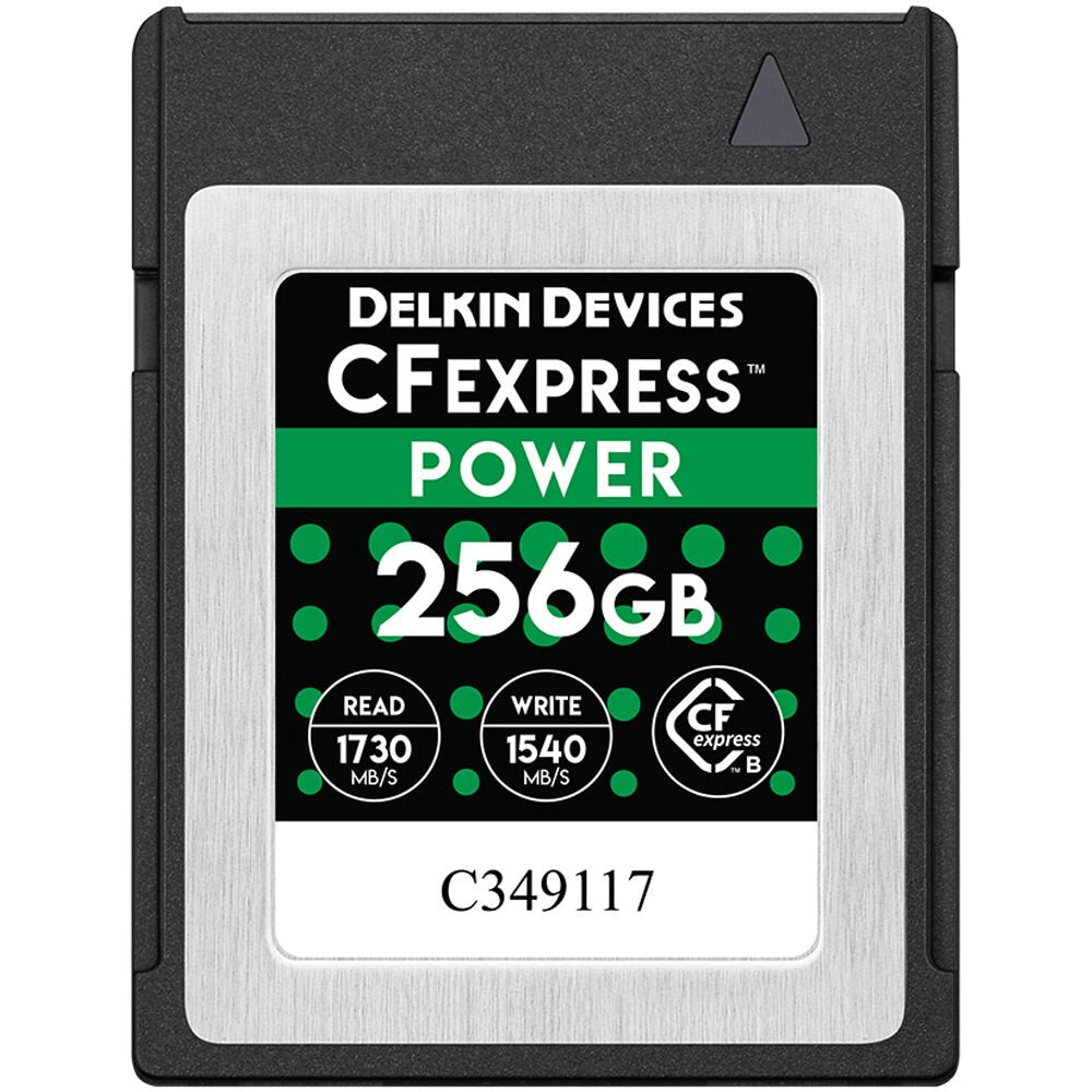 Delkin Devices 256GB POWER CFexpress Type B Memory Card image 1