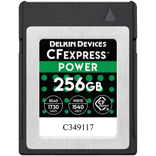 Delkin Devices 256GB POWER CFexpress Type B Memory Card image 1
