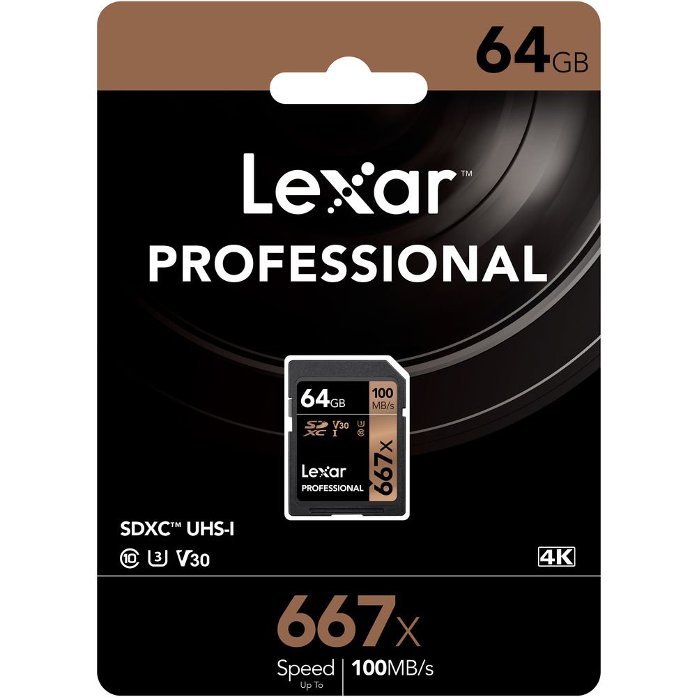 Lexar 64GB Professional 667x UHS-I SDXC Memory Card image 2