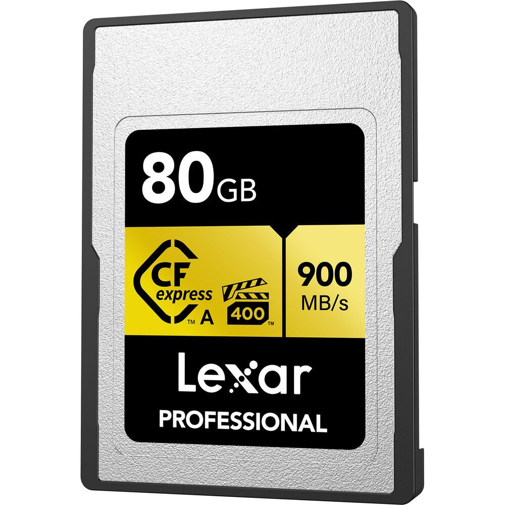 Lexar 80GB Professional CFexpress Type A Card GOLD Series image 1