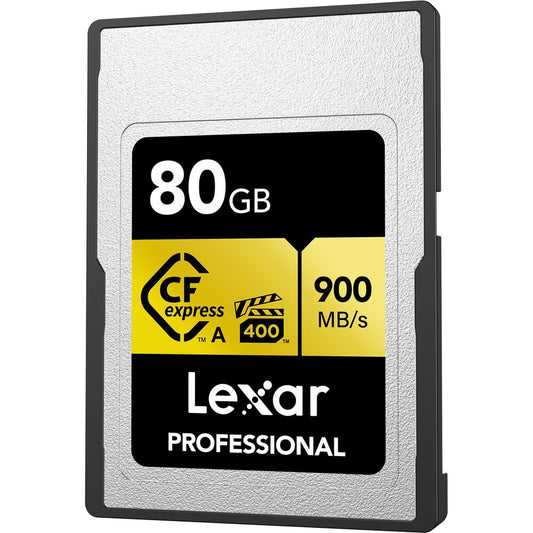 Lexar 80GB Professional CFexpress Type A Card GOLD Series image 1