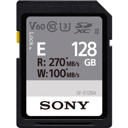 Sony 128GB SF-E Series UHS-II SDXC Memory Card image 0