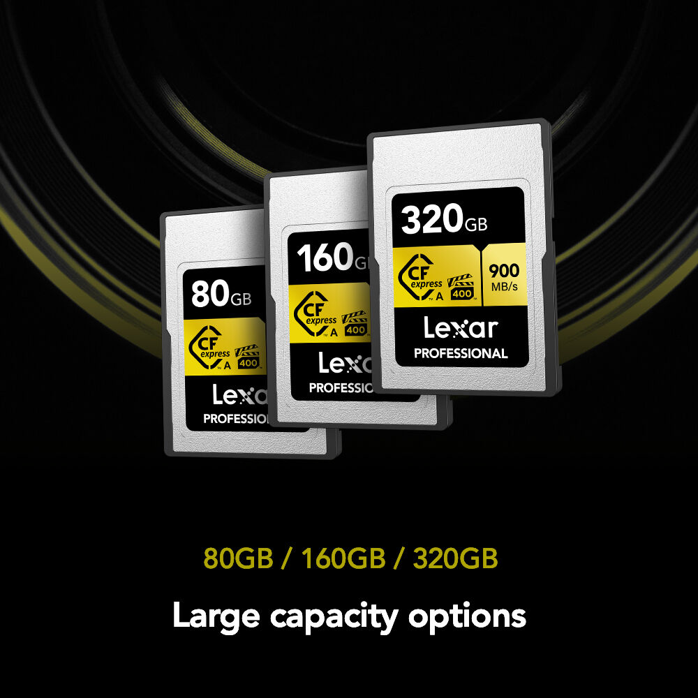 Lexar 320GB Professional CFexpress Type A Card GOLD Series image 4