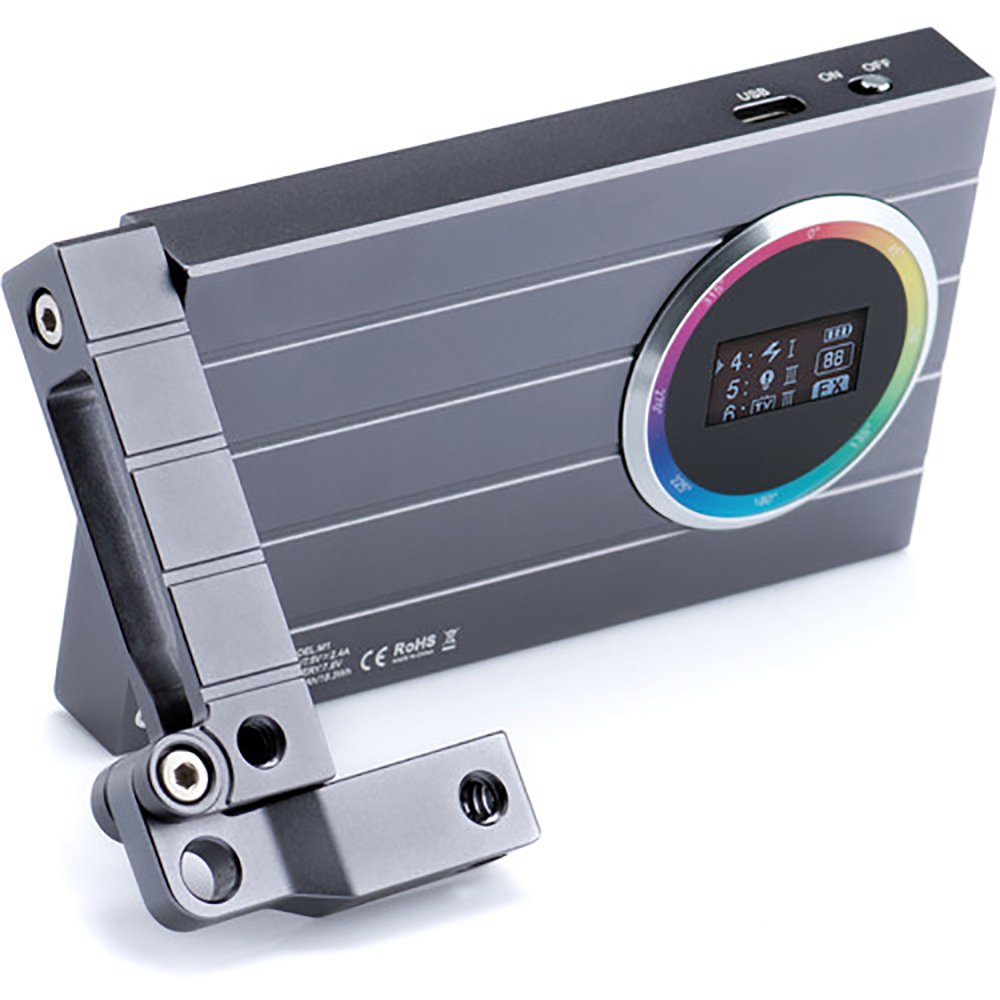 Godox RGB Mini Creative M1 On-Camera Video LED Light (Grey) image 12