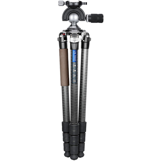 Leofoto LP-284C Poseidon-Series Waterproof Carbon Fiber Tripod with LH-30 Ball Head image 1