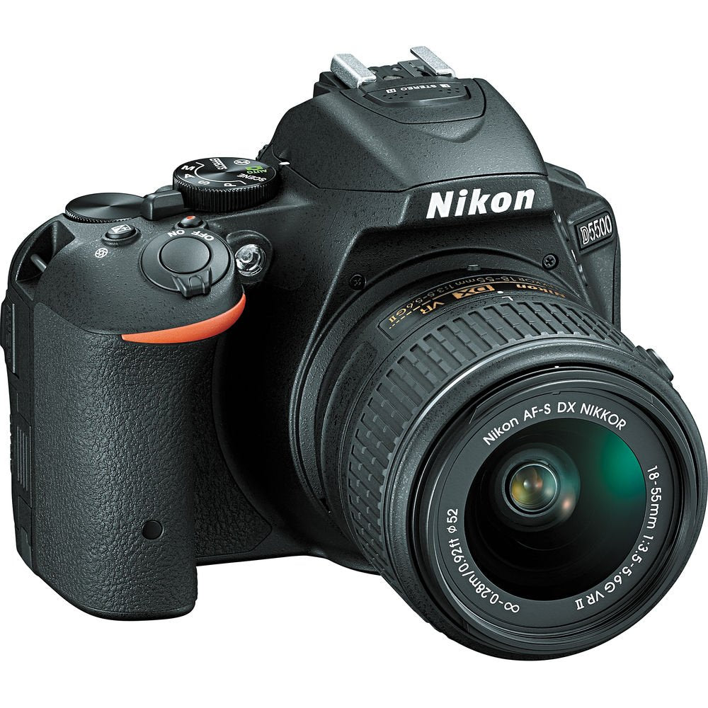 Nikon D5500 DSLR Camera with 18-55mm Lens (Black) image 0