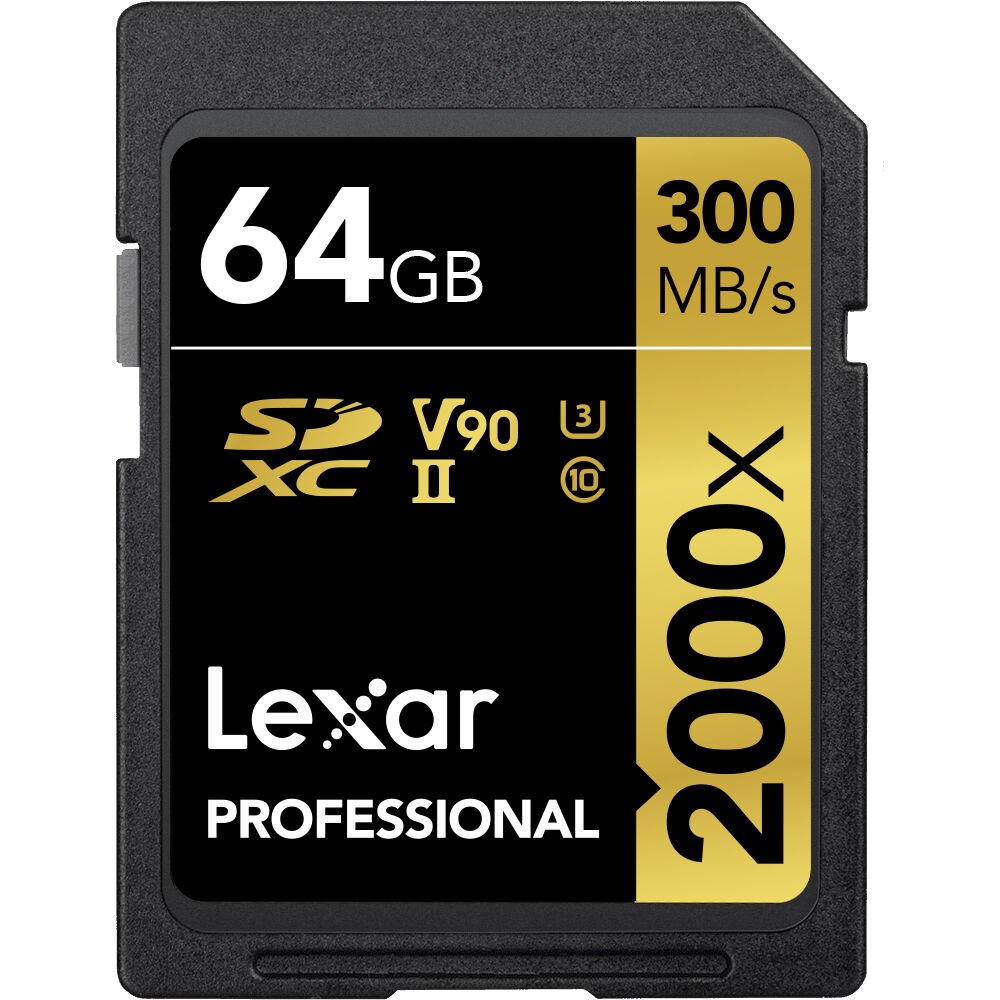 Lexar 64GB Professional 2000x UHS-II SDXC Memory Card image 2