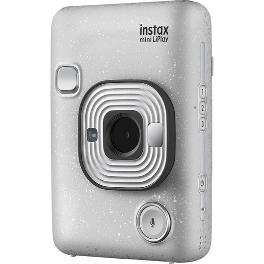 FUJIFILM INSTAX Mini LiPlay Hybrid Instant Camera (Stone White) image 1