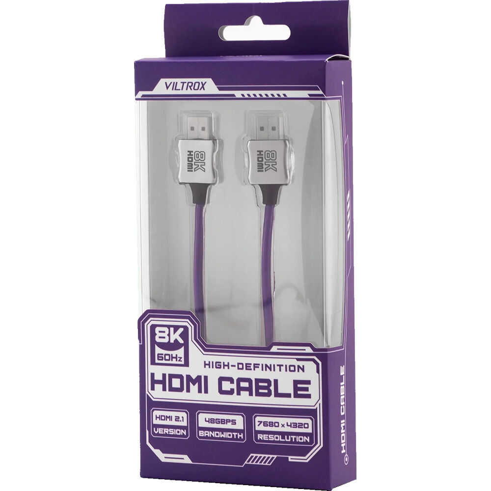 Viltrox 8K HDMI 2.1 Coiled Cable (11.4 to 27.6") image 2