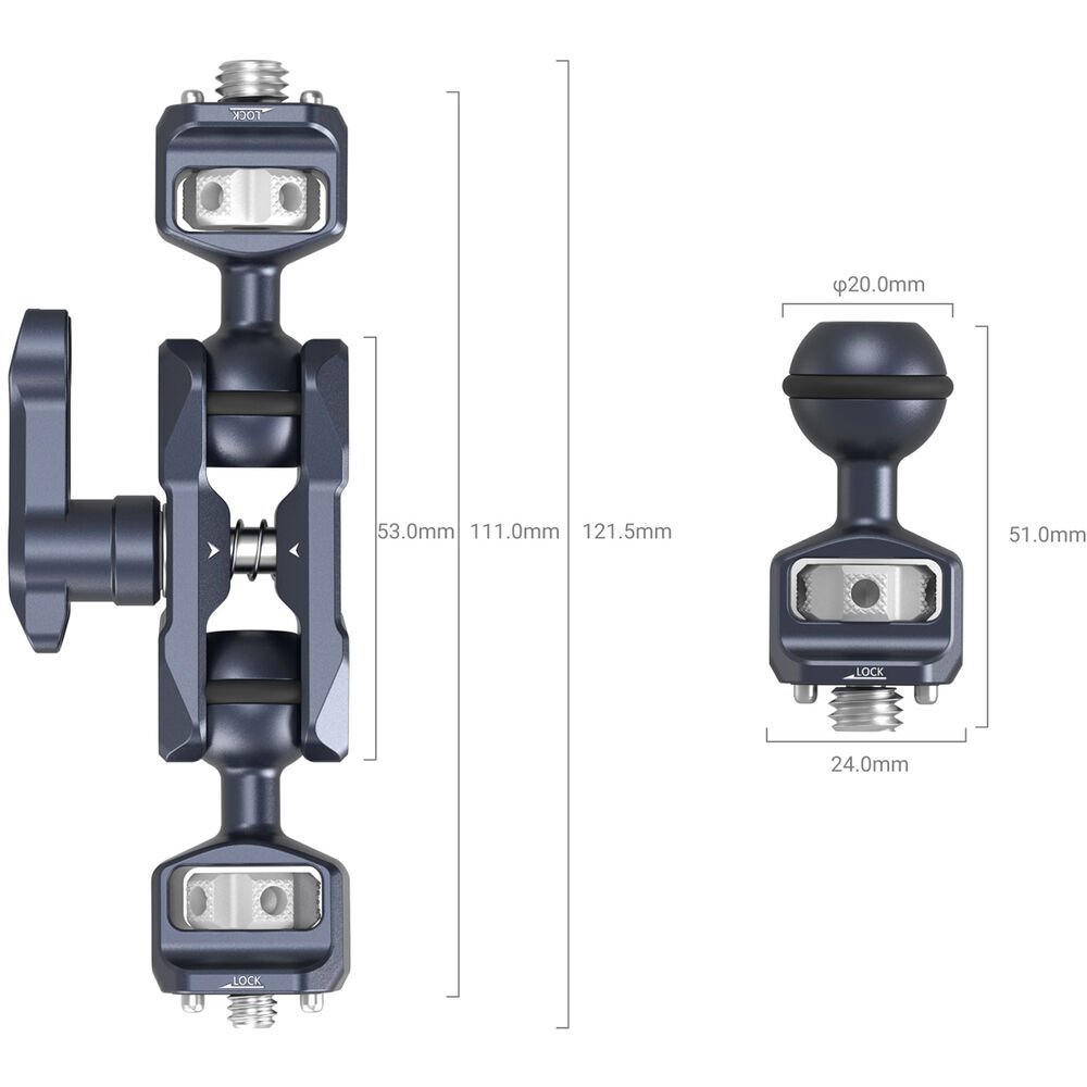 SmallRig Magic Arm with Dual Ball Heads image 4