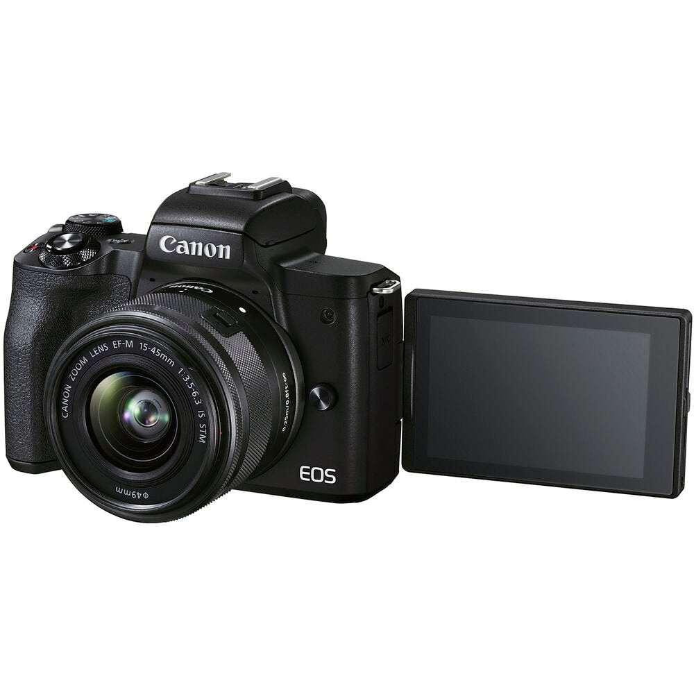 Canon EOS M50 Mark II Mirrorless Camera with 15-45mm Lens (Silver) image 3