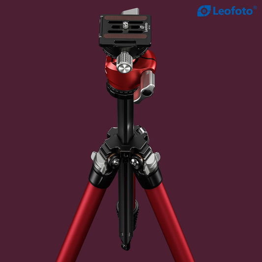 Leofoto Mr. Y series Tripod- LY-224C+LH-25 RED image 0