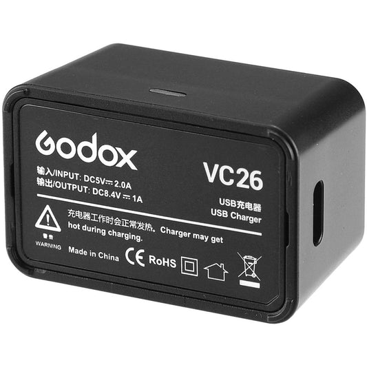 Godox VC26 USB Charger for V1 Battery image 1