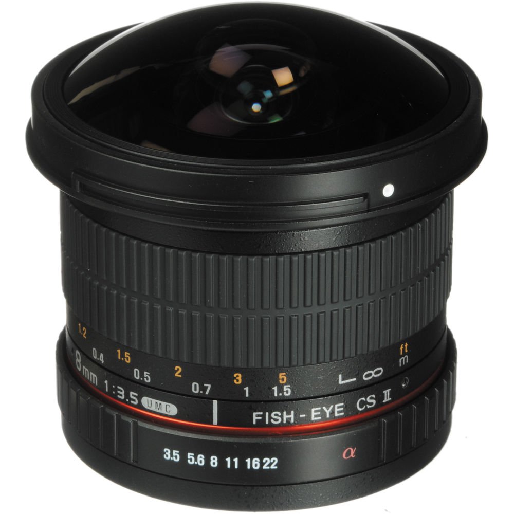 Samyang 8mm f/3.5 UMC Fisheye CS II Lens for Fujifilm X- Mount image 0