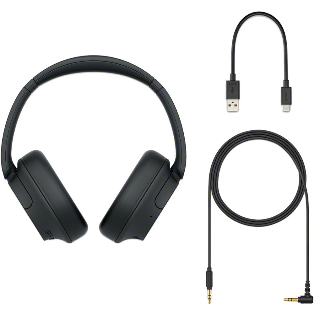 Sony WH-CH720N Wireless Over-Ear Noise-Canceling Headphones (Black) image 2