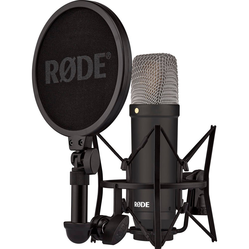 RODE NT1 Signature Series Large-Diaphragm Condenser Microphone (Black) image 0