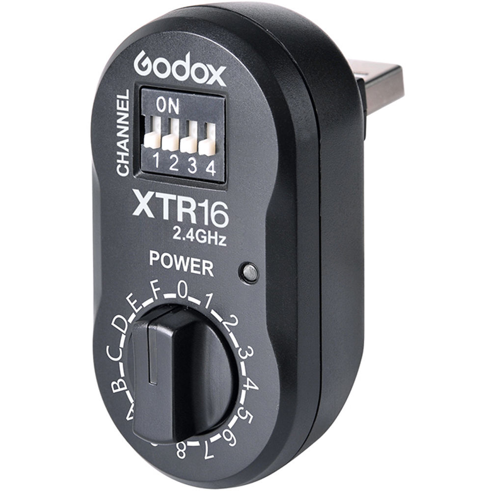 Godox XT-16 Wireless Power-Control Flash Trigger 2.4G (Transmitter and Receiver) image 2