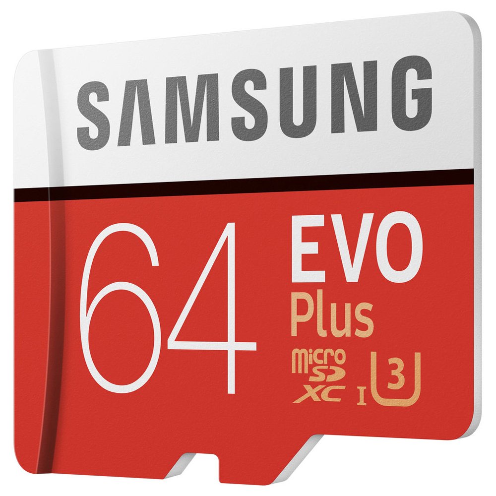 Samsung 64GB EVO Plus UHS-I microSDXC Memory Card with SD Adapter image 1