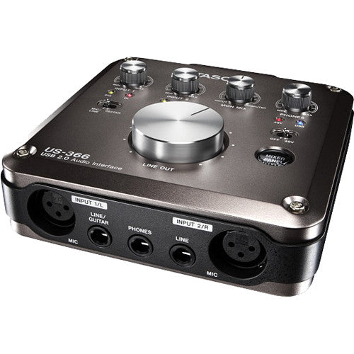 TASCAM US-366- USB 2.0 Audio Interface with DSP Mixer image 0