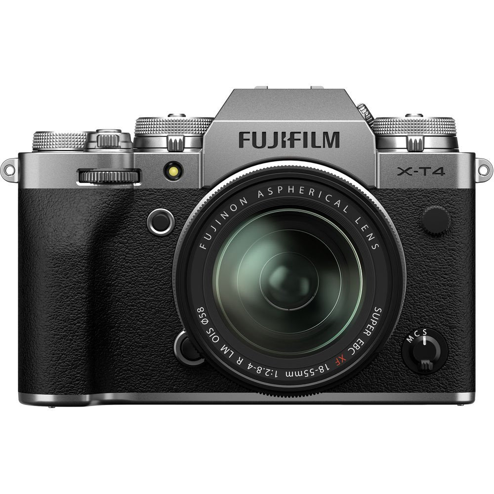 FUJIFILM X-T4 Mirrorless Digital Camera with 18-55mm Lens (Silver) image 0