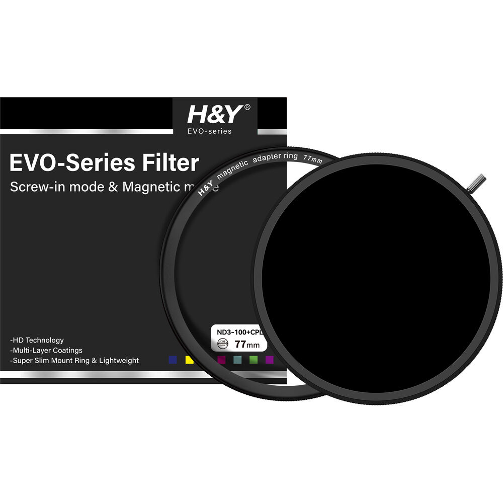 H&Y Filters HD EVO-Series Variable ND3-1000 & CPL Filter Kit (67mm) image 3
