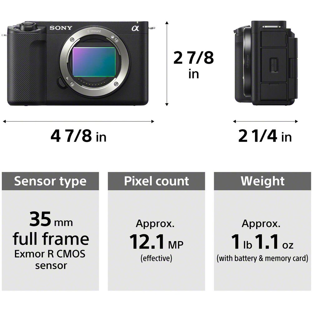 Sony ZV-E1 Mirrorless Camera (Black) image 2