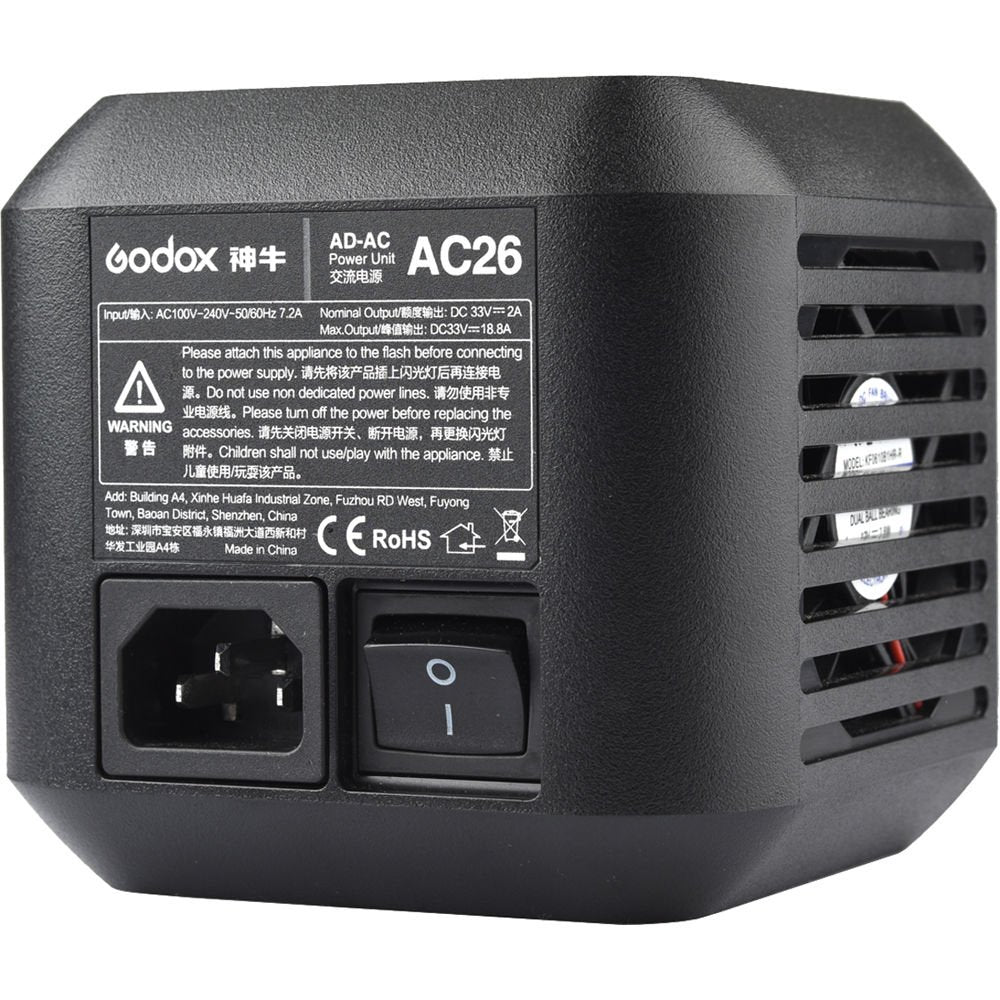 Godox AC Adapter for AD600Pro Witstro Outdoor Flash image 1