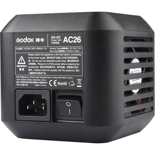 Godox AC Adapter for AD600Pro Witstro Outdoor Flash image 1