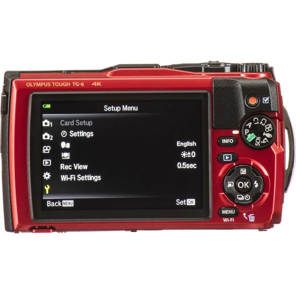 Olympus Tough TG-6 Digital Camera (Red) image 3