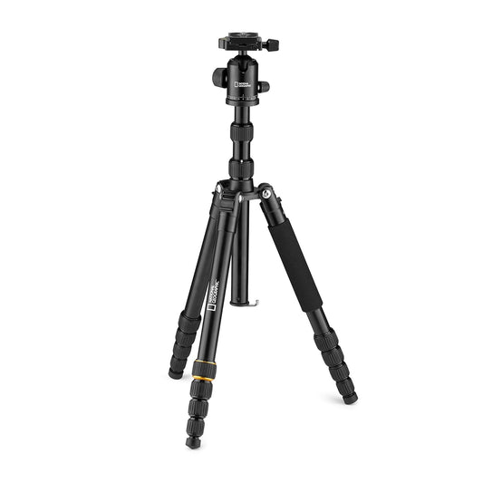 National Geographic NGTR002T Travel Photo Tripod Kit with Monopod, Aluminium, 5-Section Legs image 0